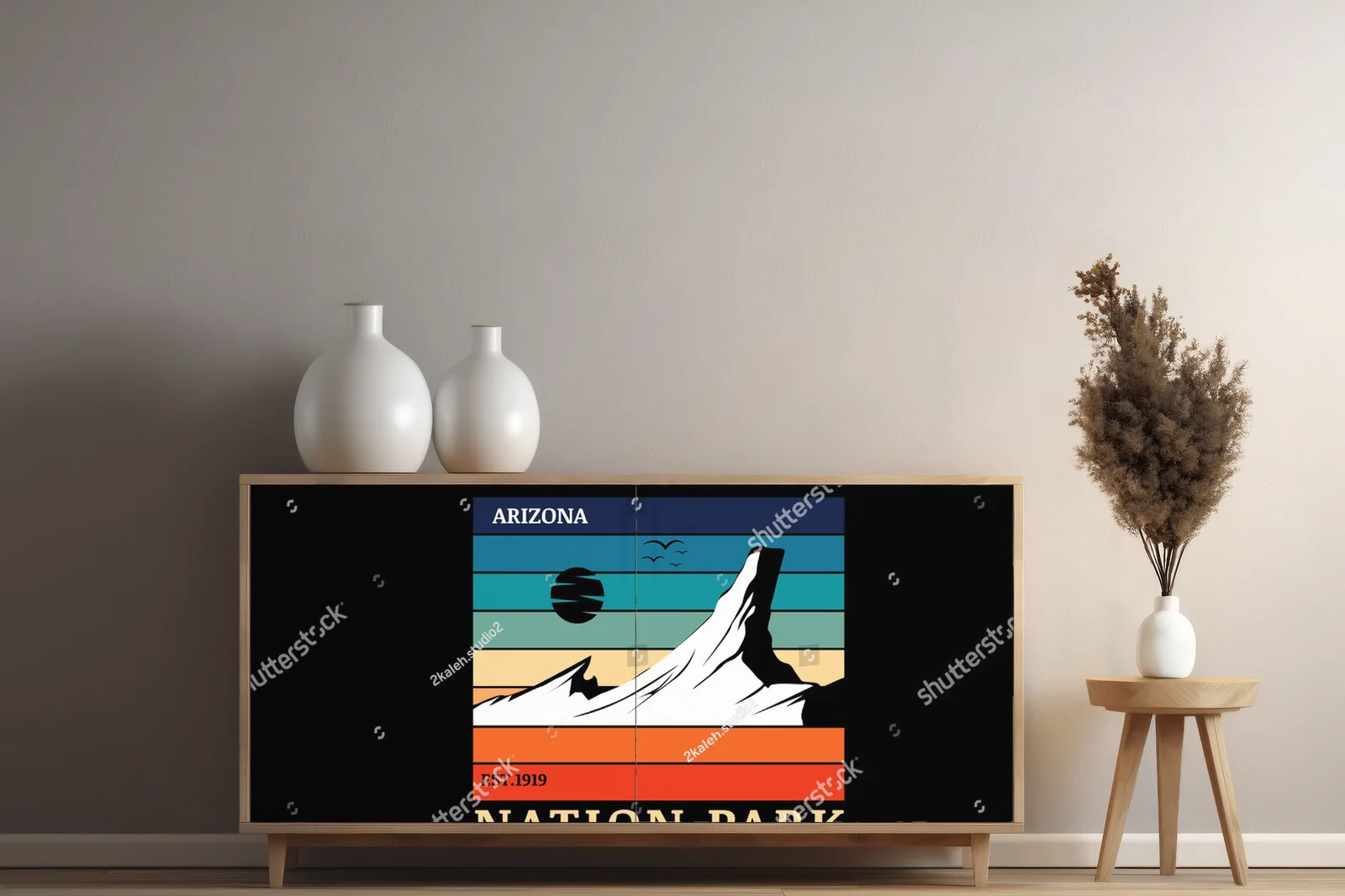 Wspaniałe widoki Grand Canyon w intensywnych barwach