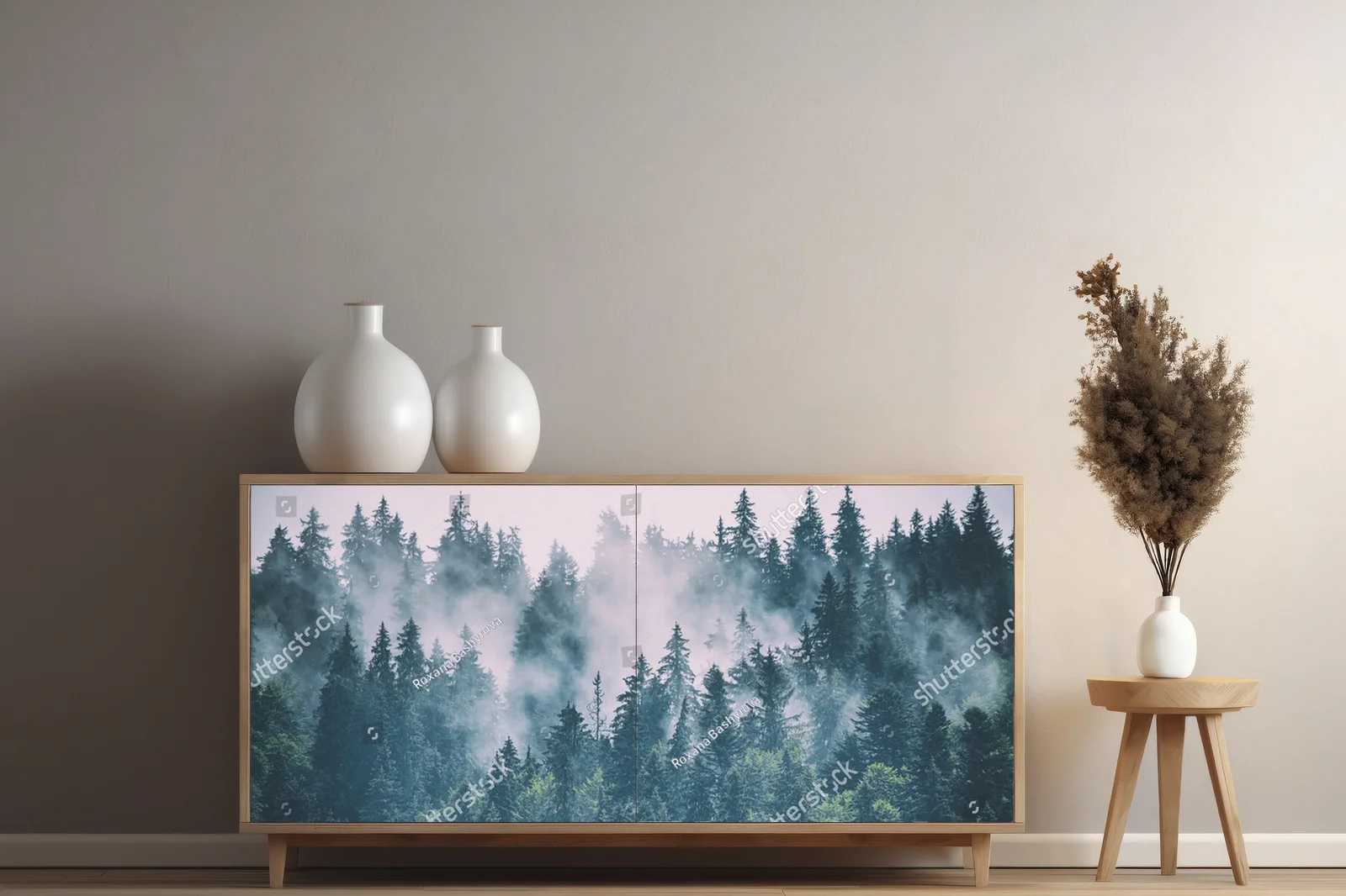 Misty Mountains: Tajemniczy pejzaż w pastelowych tonach