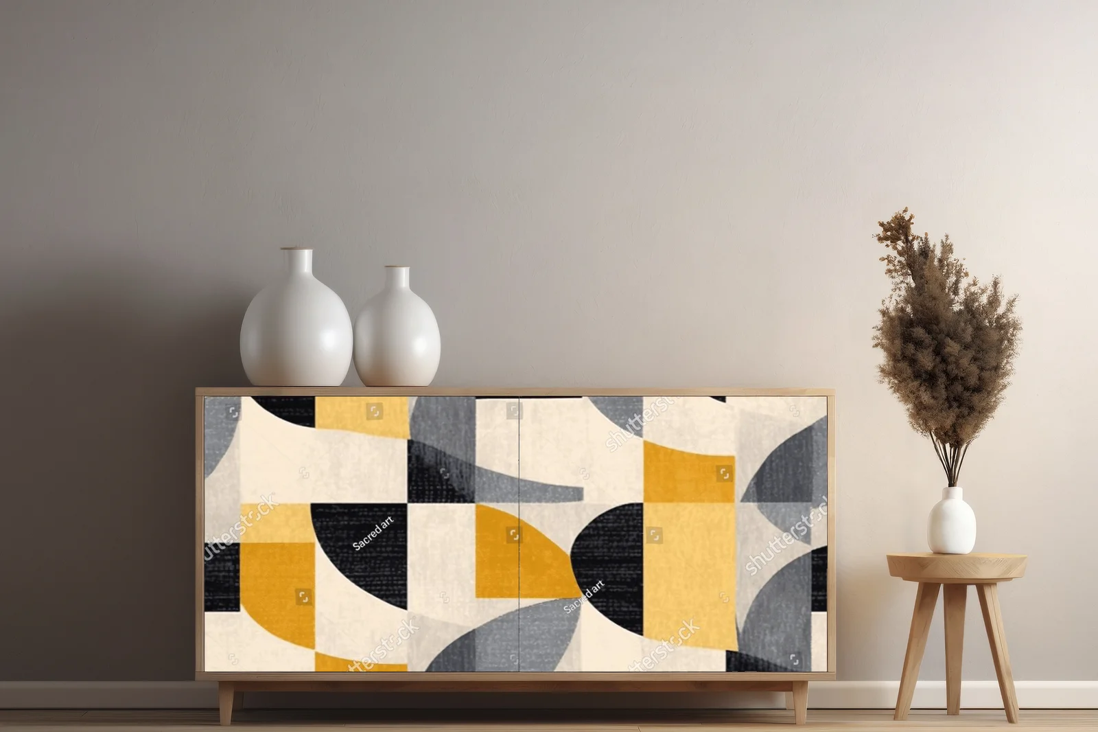 Geometria w pastelowych odcieniach i bohemy
