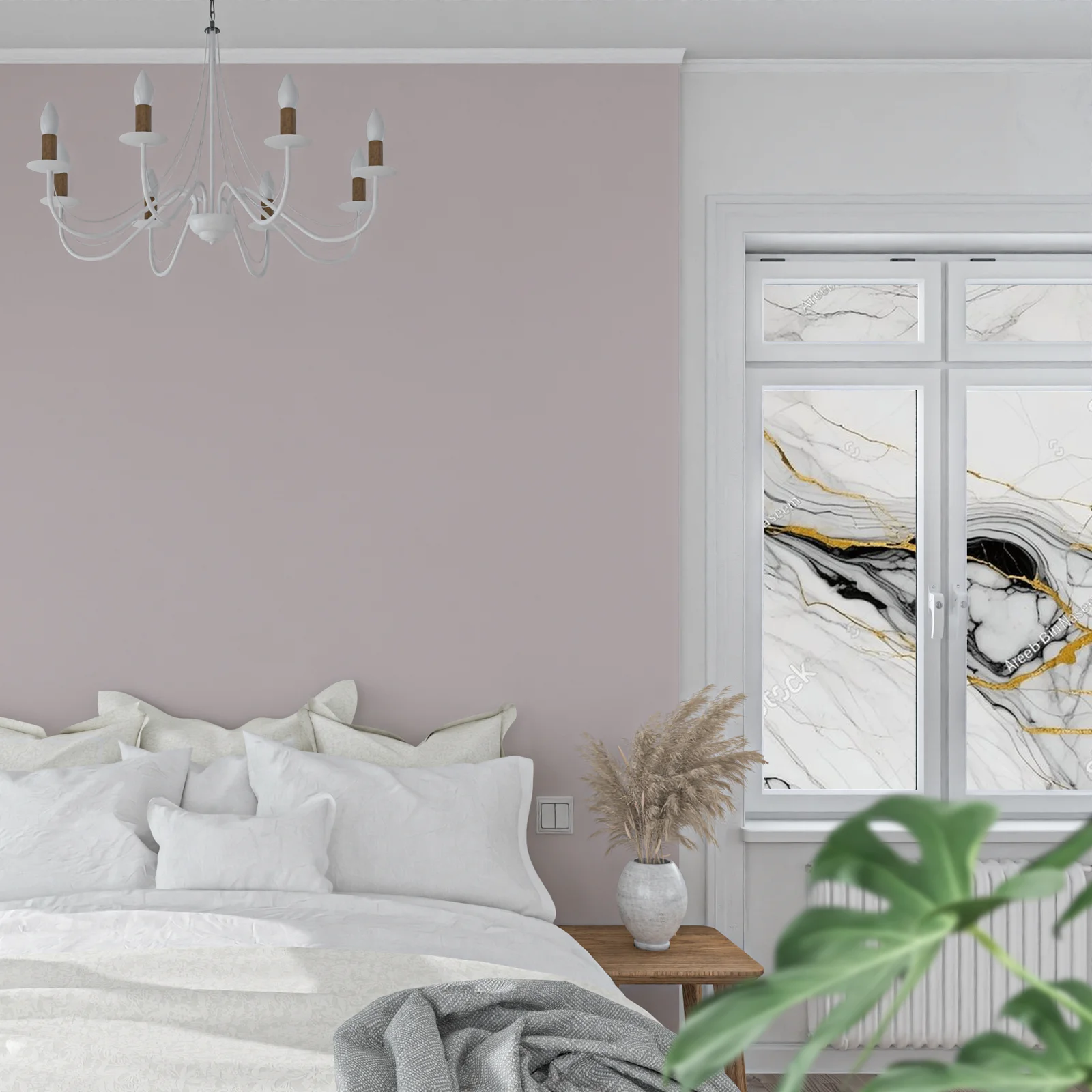 Elegancka abstrakcja marmuru w delikatnych odcieniach