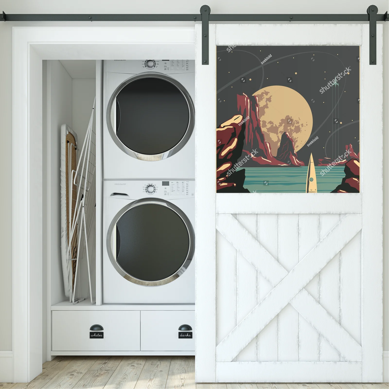 Kosmiczne wędrówki w retro futurystycznym stylu
