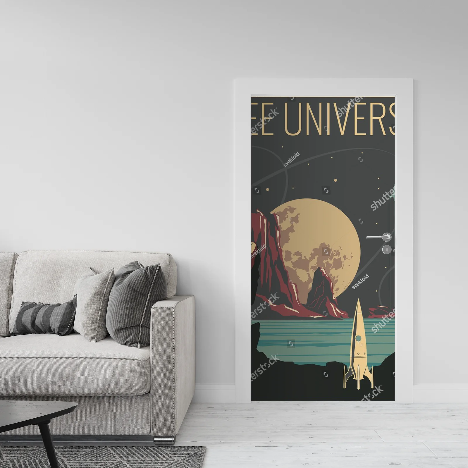 Kosmiczne wędrówki w retro futurystycznym stylu