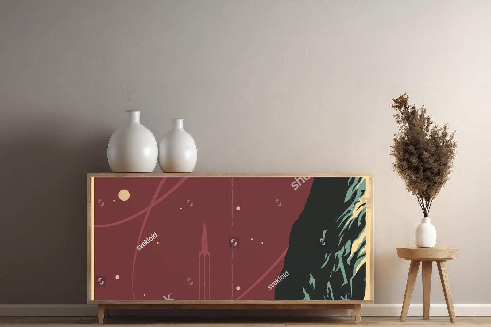 Kosmiczna podróż w retro stylu