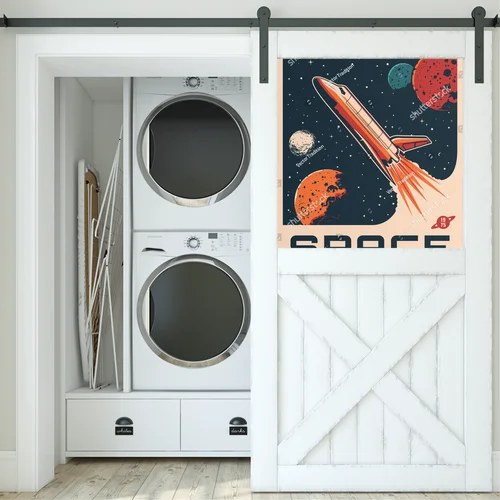 Podróż kosmiczna w retro stylu