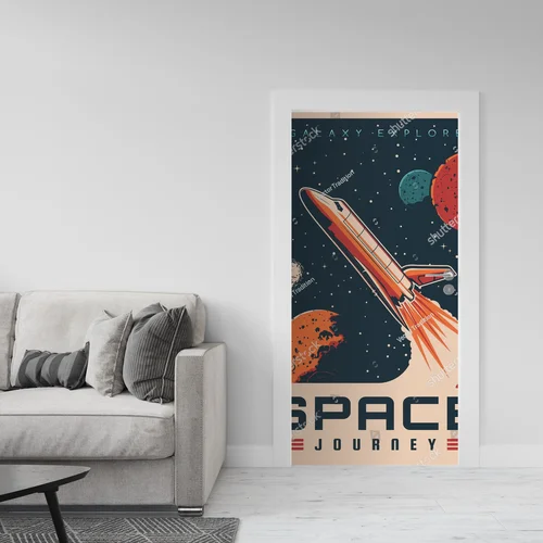 Podróż kosmiczna w retro stylu