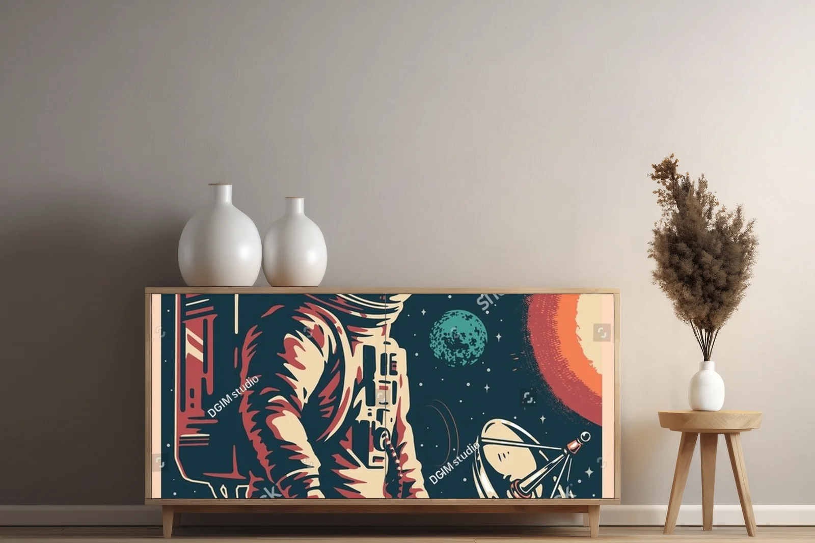 Kosmiczna podróż w barwach retro