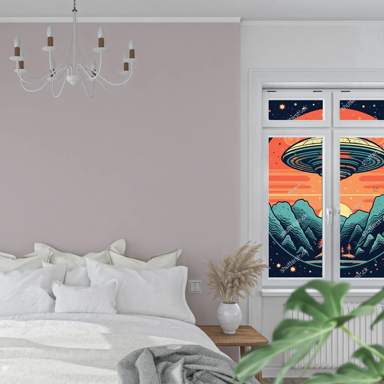 Kosmiczna podróż w stylu retro z UFO