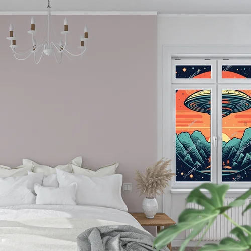 Kosmiczna podróż w stylu retro z UFO
