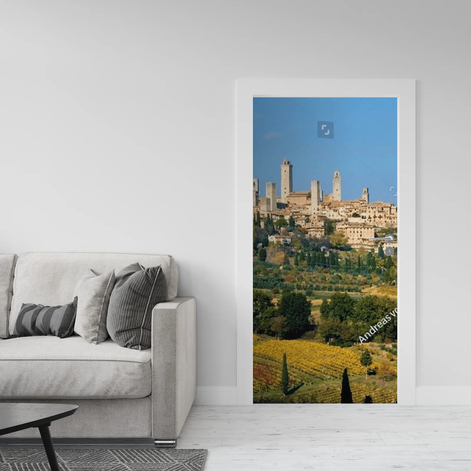 Urok San Gimignano w złotych barwach jesieni