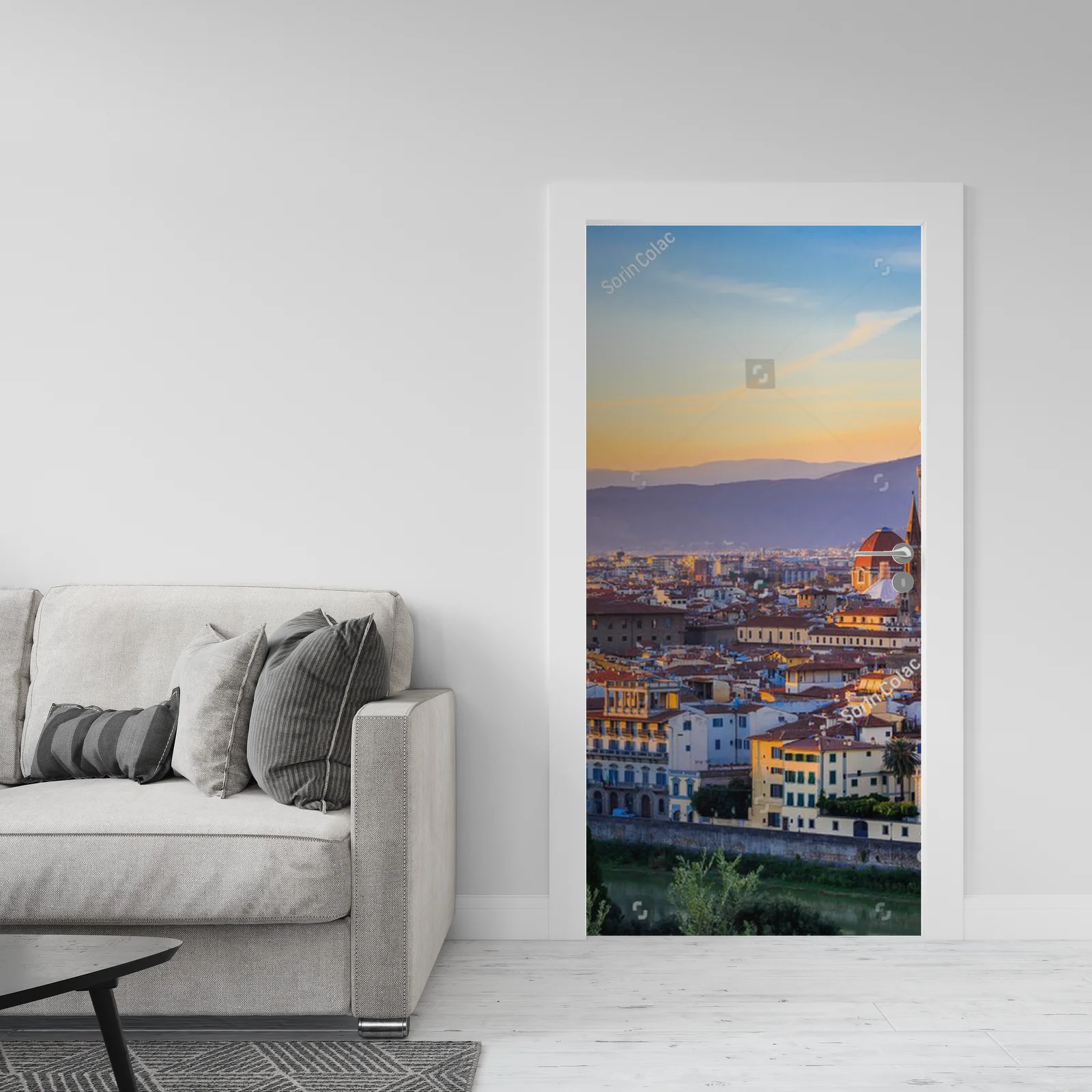 Zachwycająca panorama Florencji po zachodzie słońca