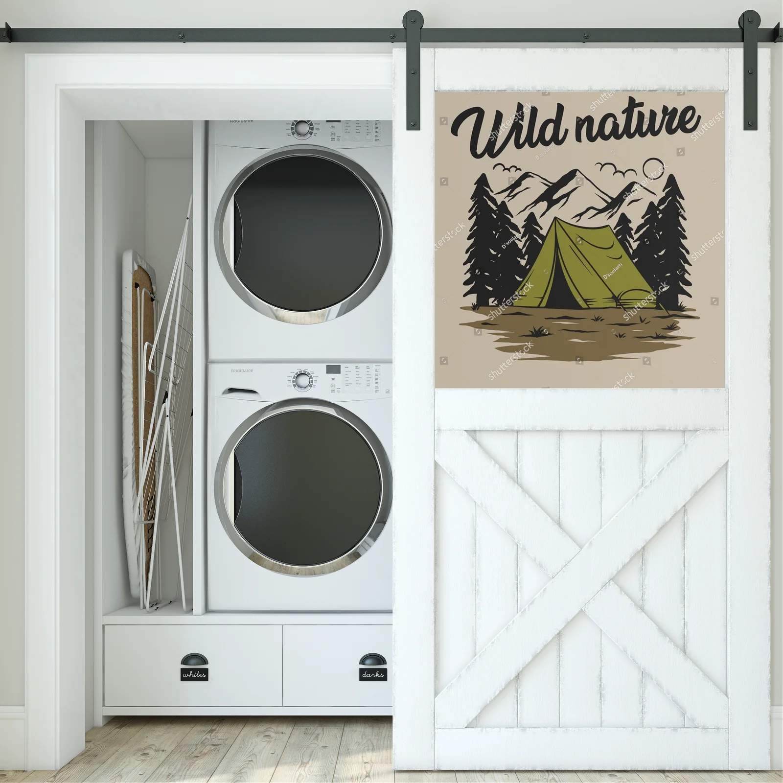 Vintage ilustracja natury w nostalgicznych barwach