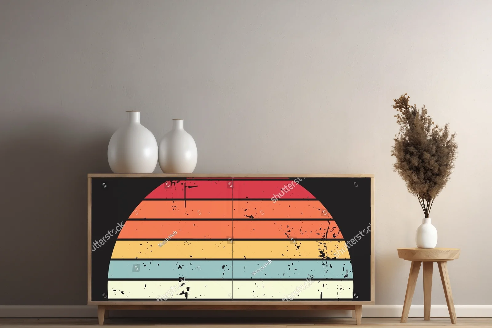 Nostalgiczne zachody słońca w retro stylistyce