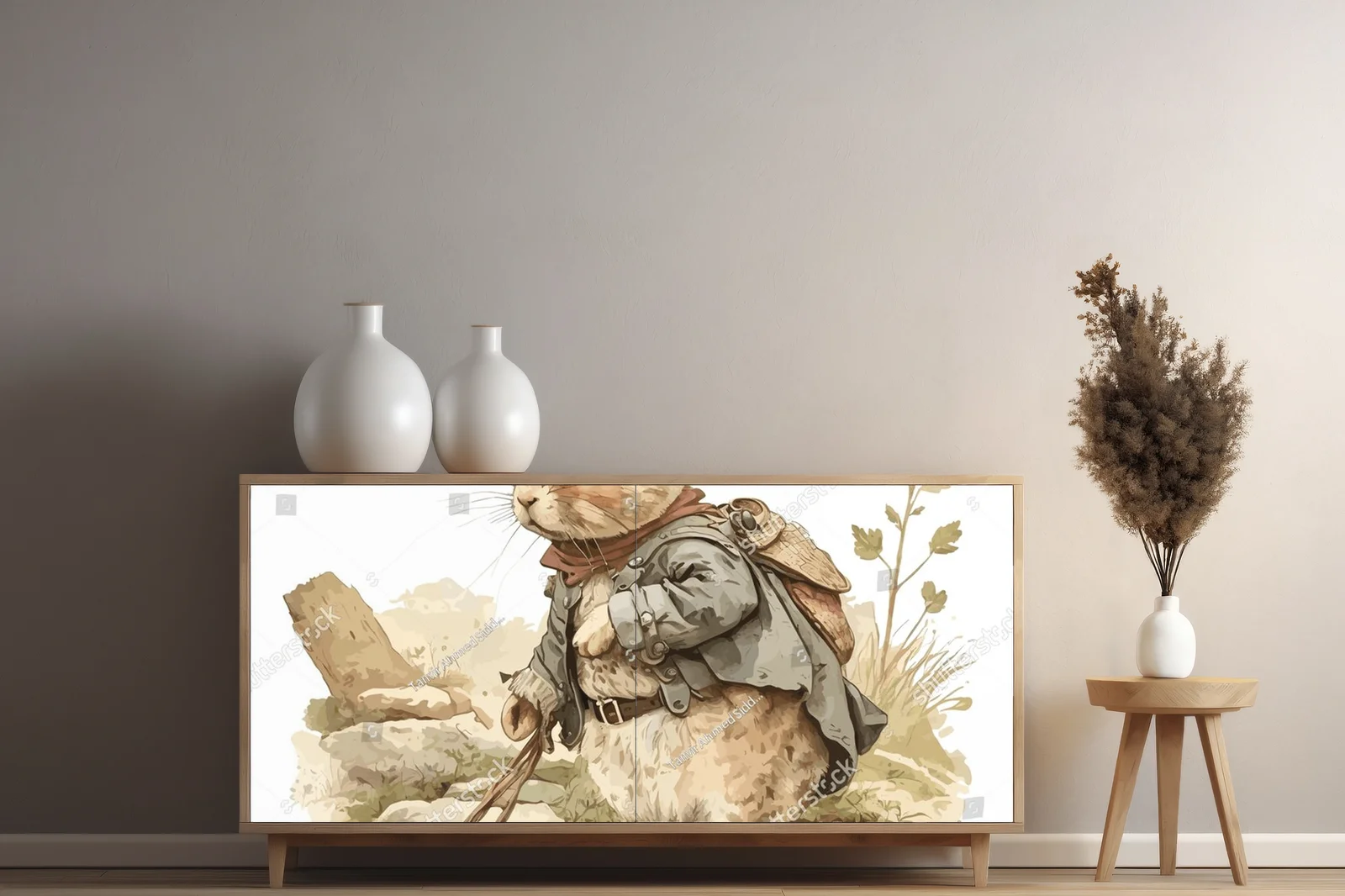 Radosna przygoda w pastelowym świecie królika