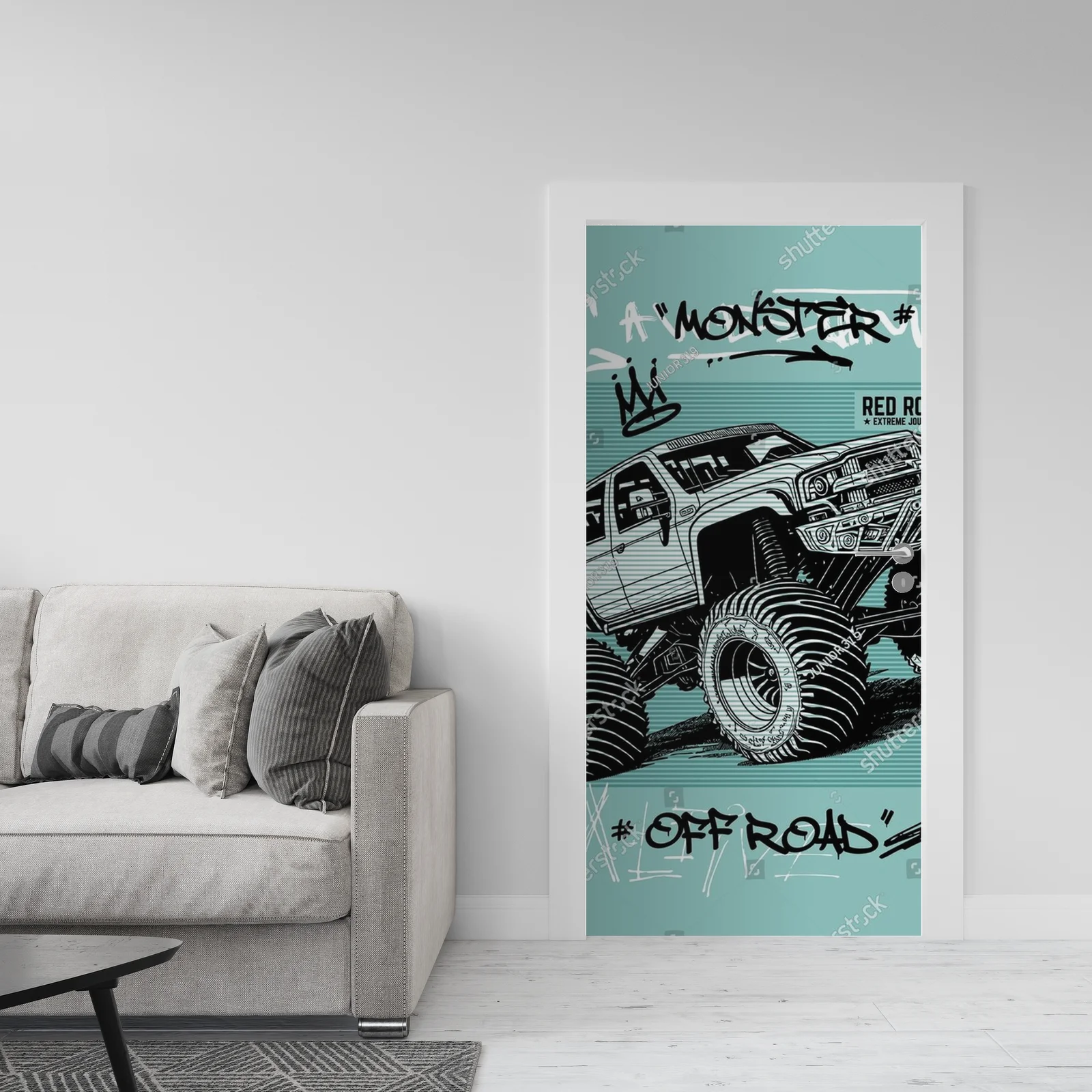 Potężny off-roadowy potwór w nasyconych kolorach