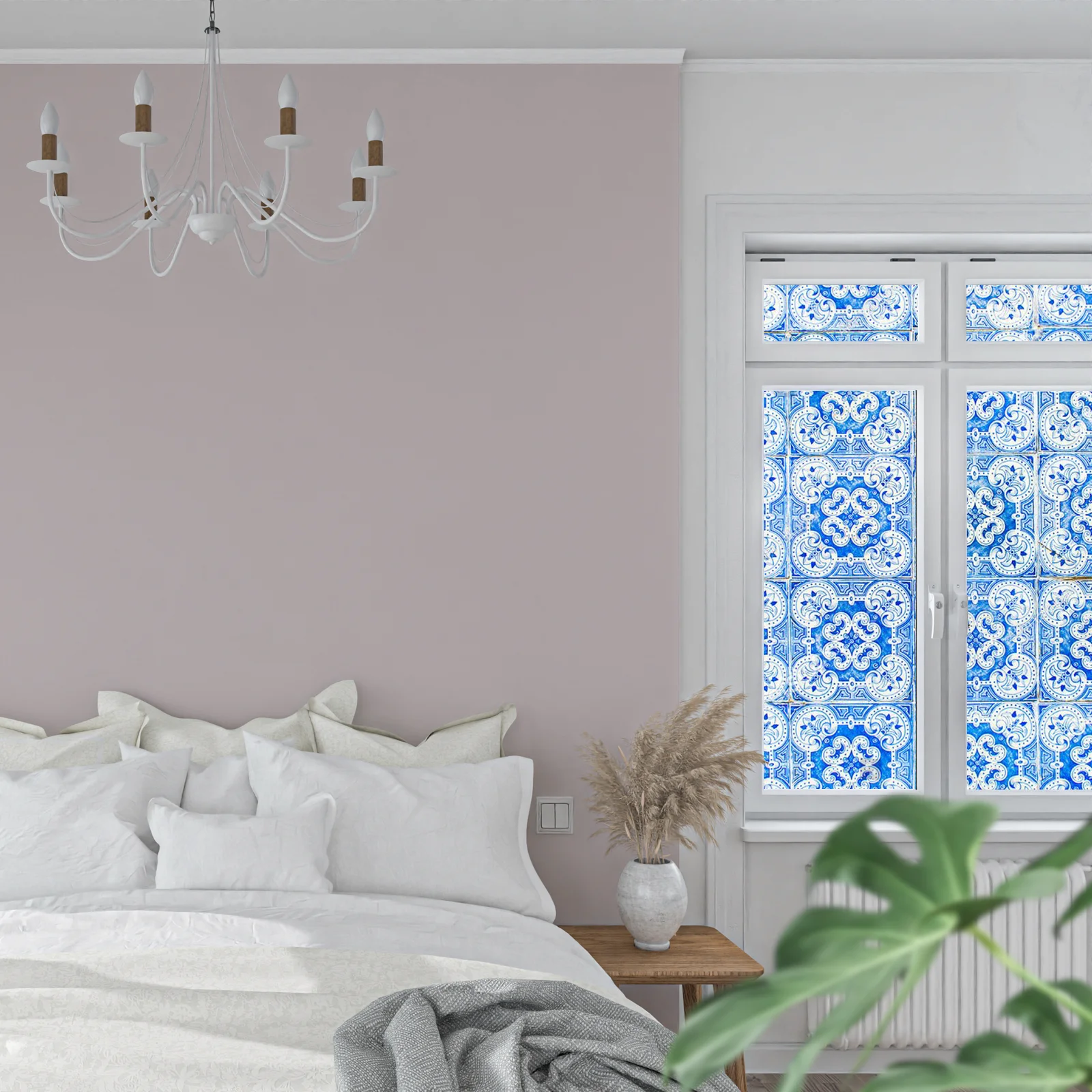 Tradycyjne azulejos w delikatnych odcieniach błękitu