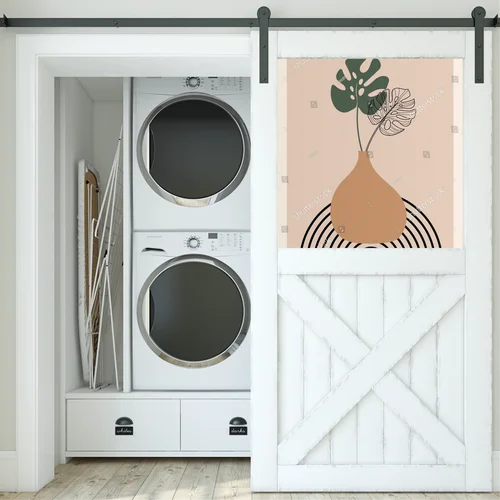 Abstrakcyjne botaniczne kompozycje w boho stylu