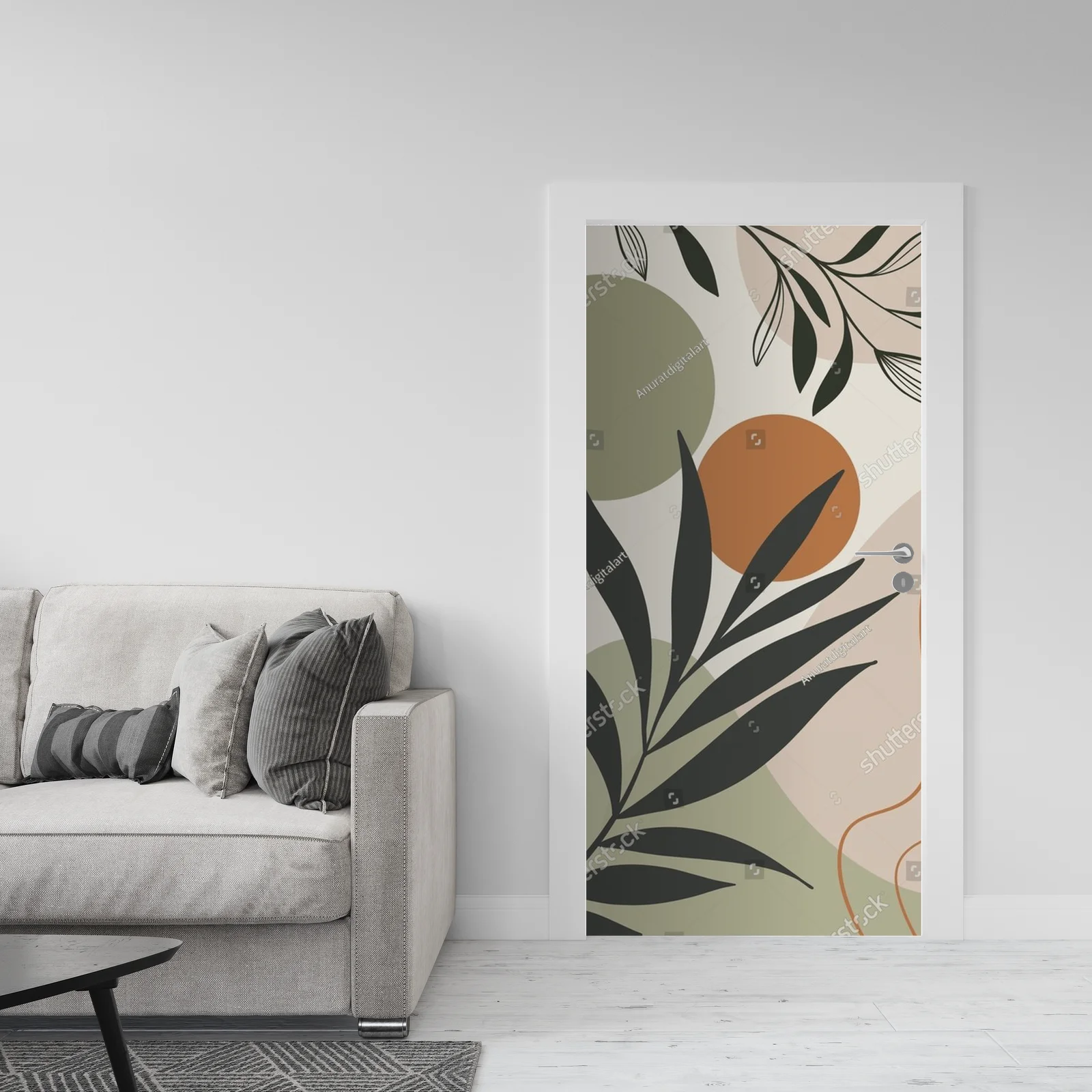 Elegancka geometria w delikatnych, pastelowych tonach