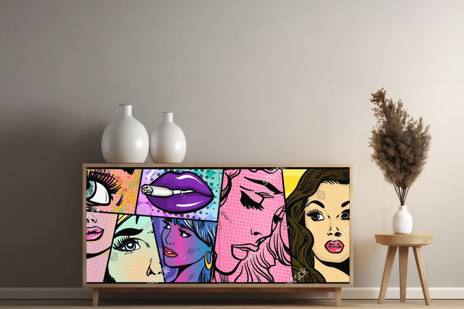 Kolorowy świat pop artu: portrety kobiet