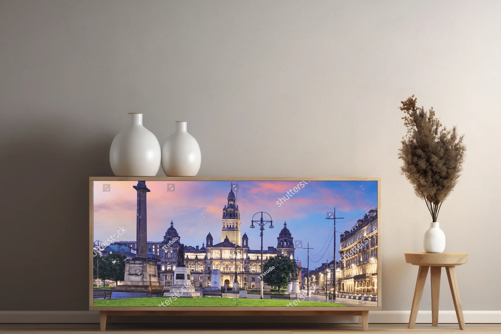 Poranny blask Glasgow: subtelna harmonia kolorów