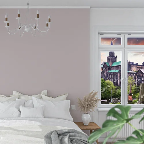 Cudowna architektura Glasgow z jasnym tonem