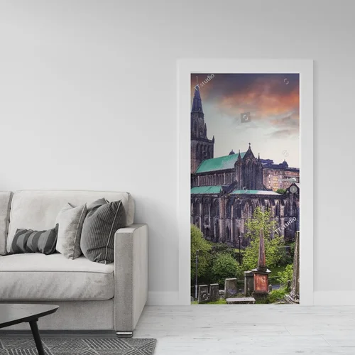Cudowna architektura Glasgow z jasnym tonem