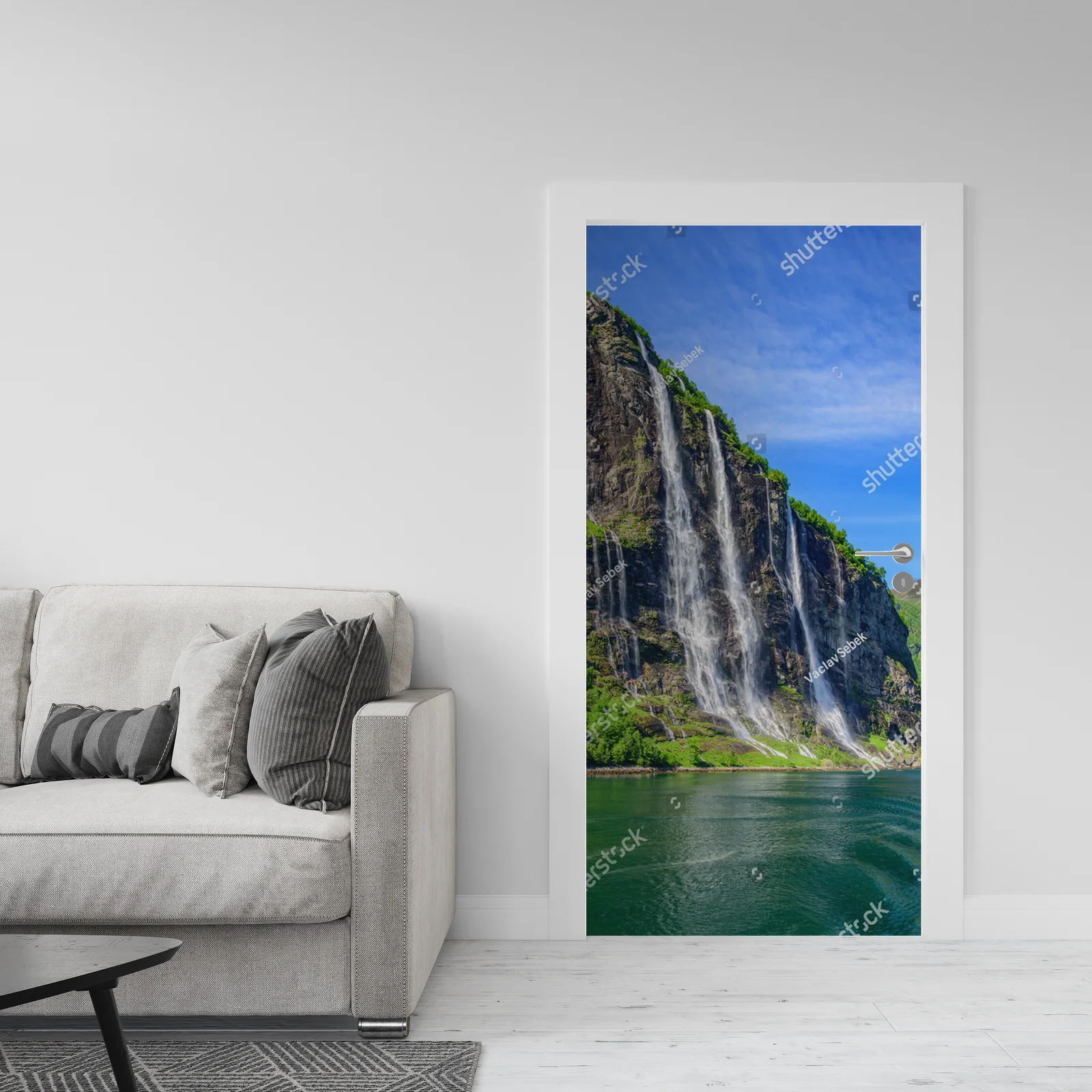 Magia wodospadów siedmiu sióstr w norweskich fjordach