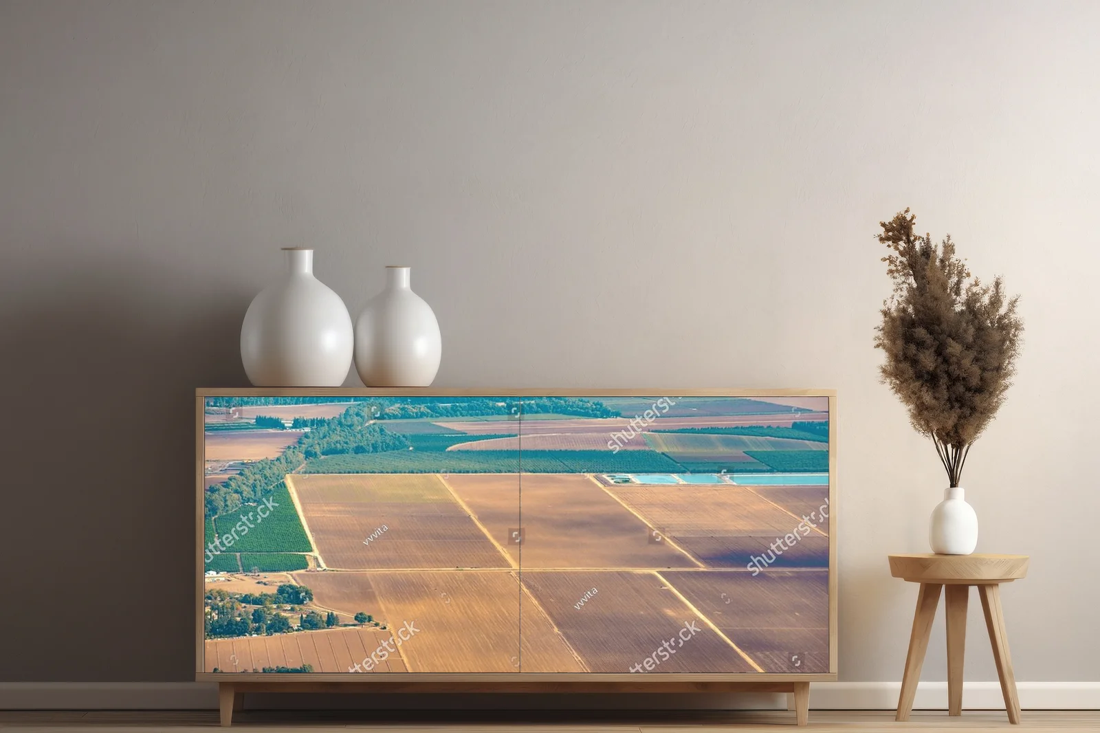Olive Groves and Fields: A Landscape of Tranquility