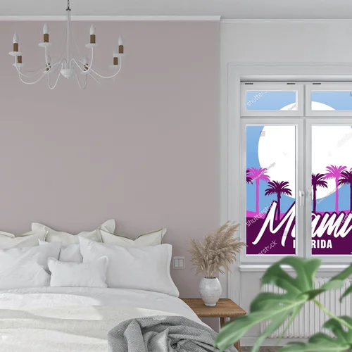 Tropikalna magia Miami w białej oprawie