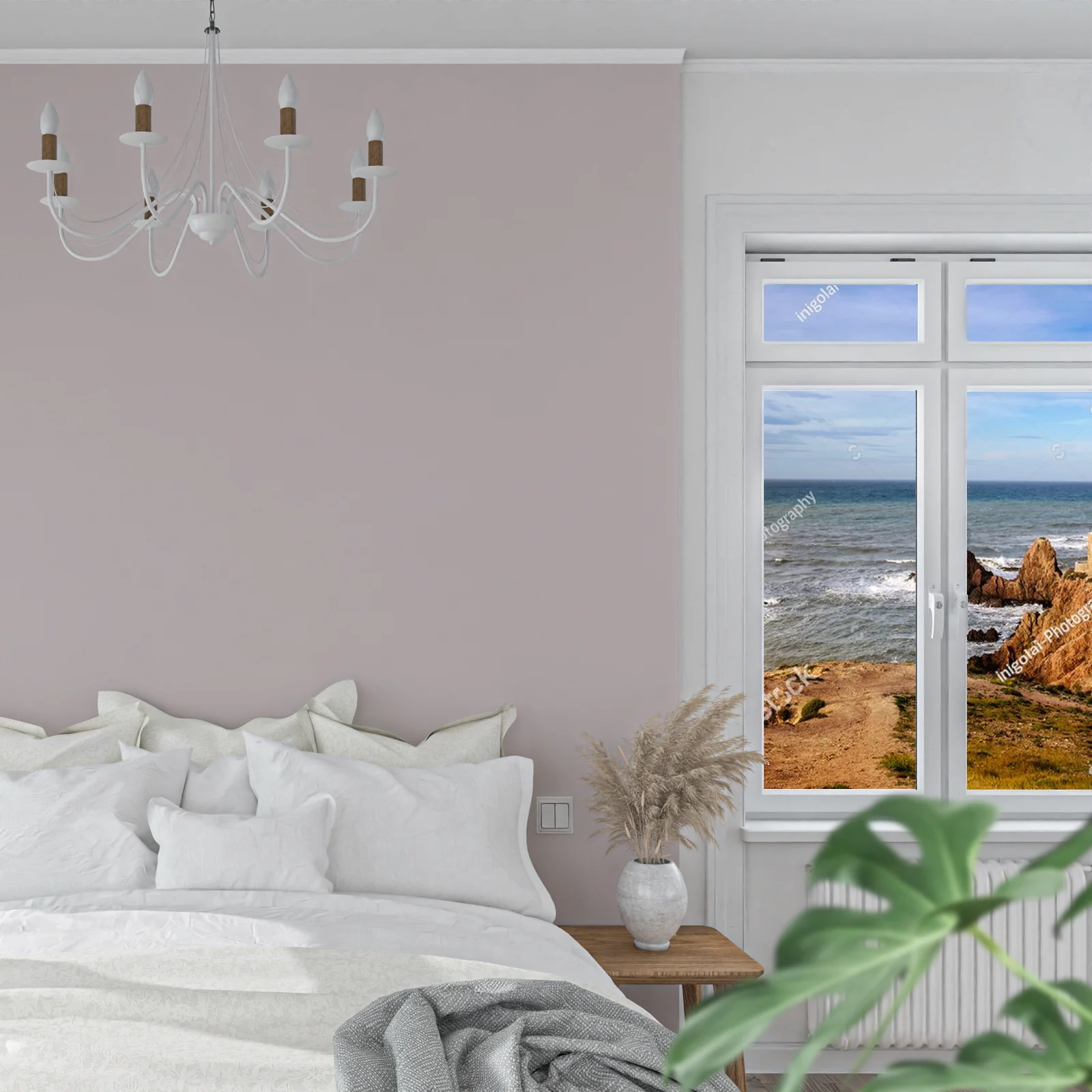 Panoramiczny widok na latarnię Cabo de Gata