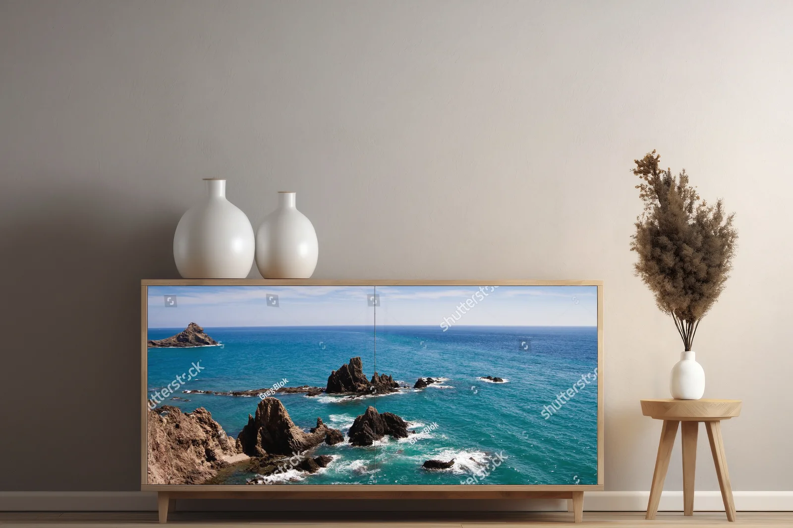 Cudowna atmosfera Cabo de Gata w czarnej tonacji