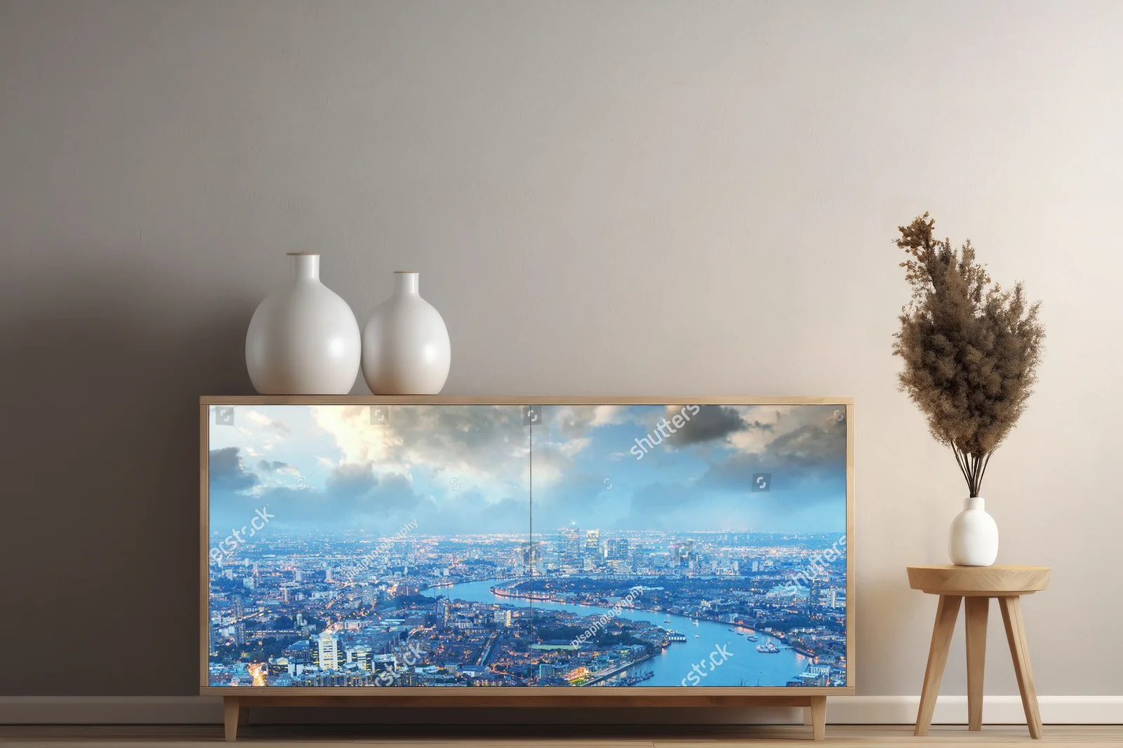 Nocna panorama Londynu: magiczne światła i mosty