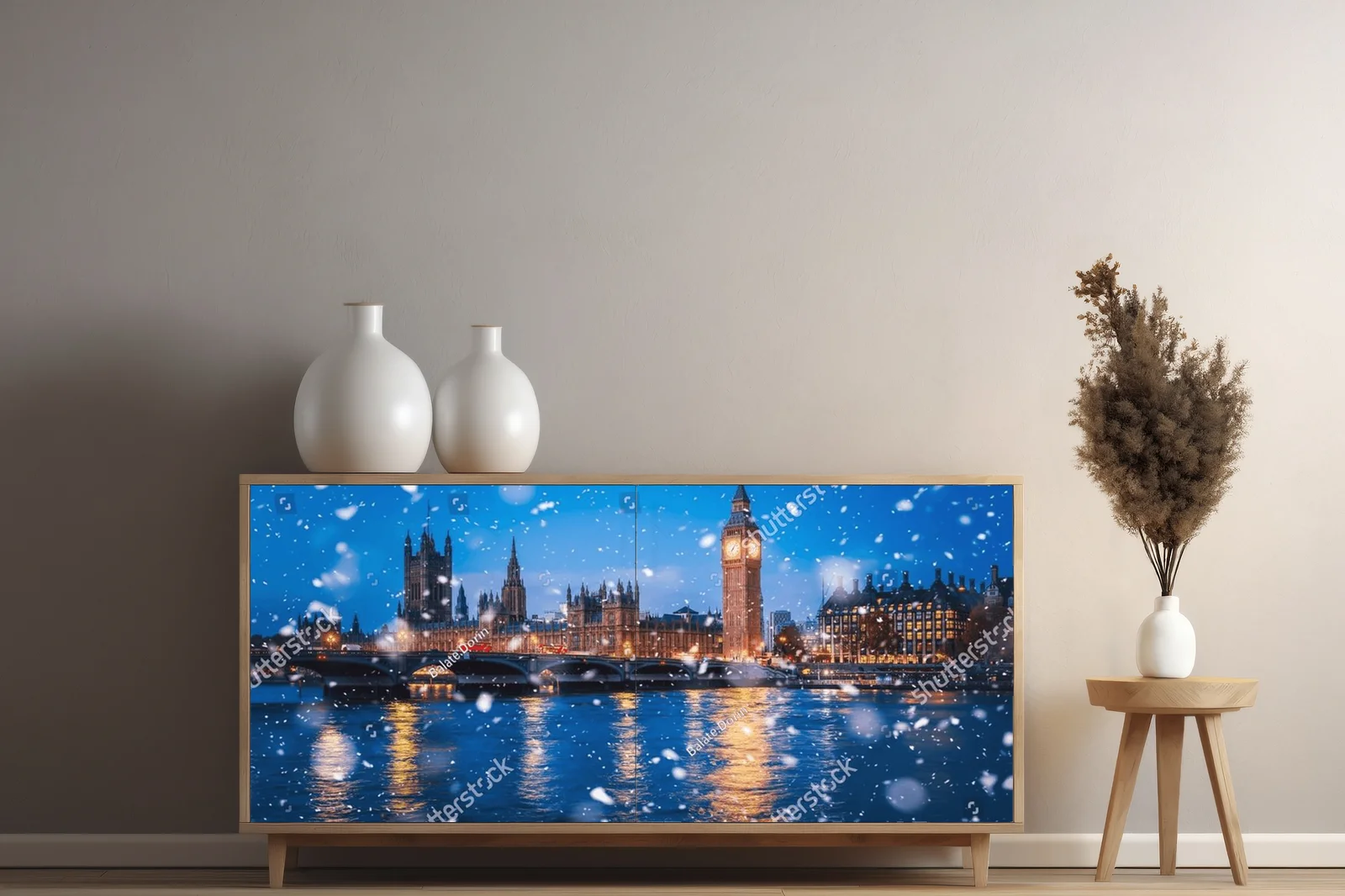 Zimowy urok Londynu: Westminster Palace w blasku świąt