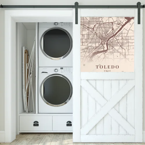 Toledo w kremowych odcieniach - mapa miasta