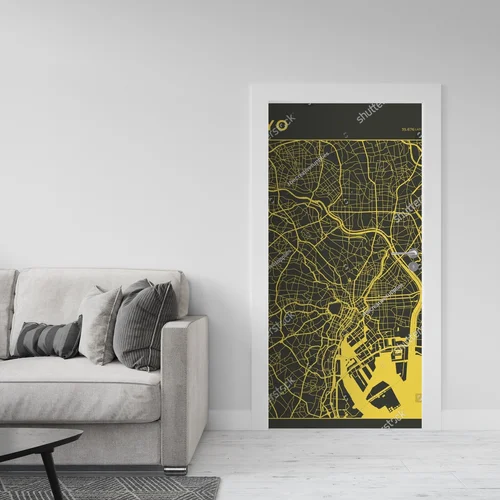 Niezwykła mapa Tokio w eleganckich odcieniach