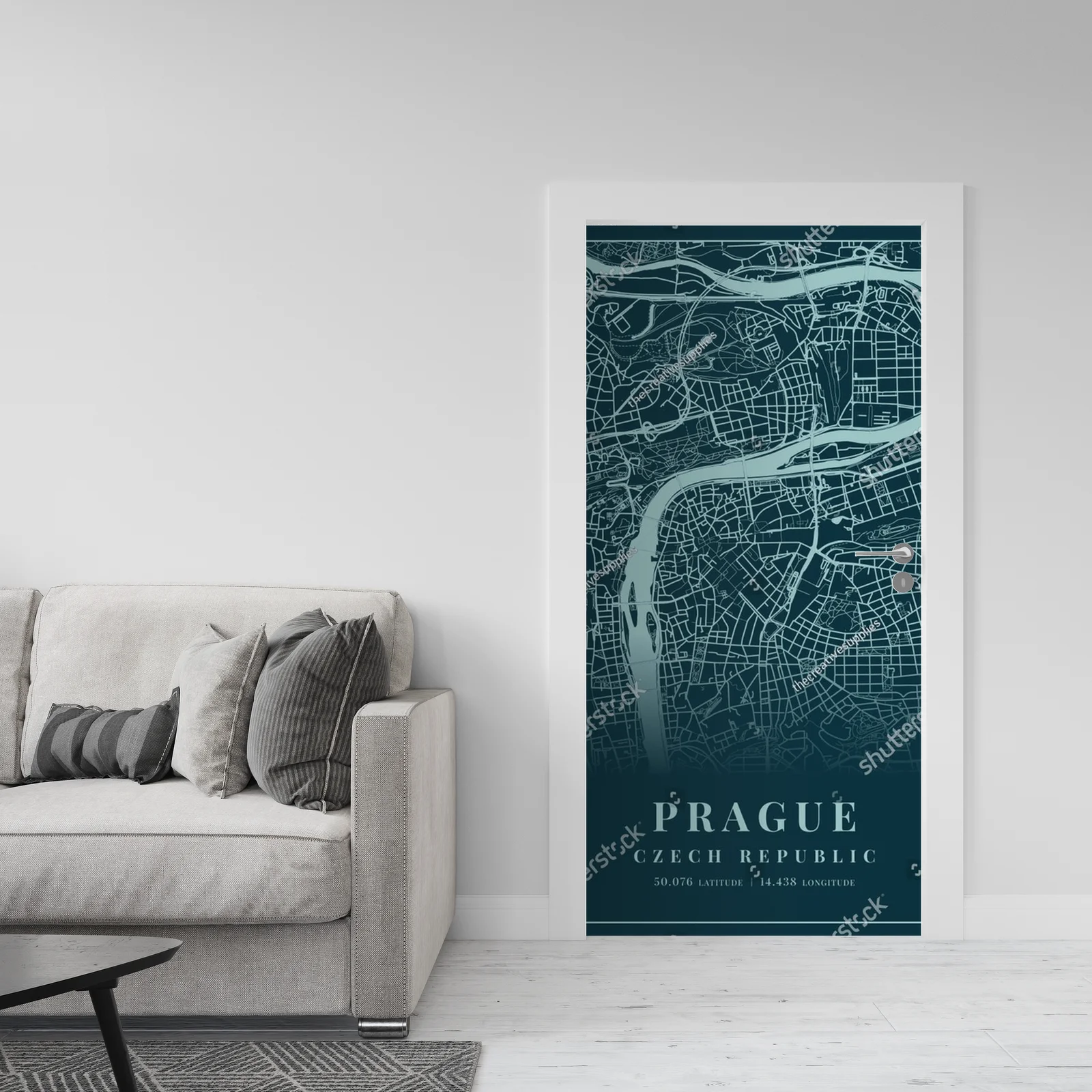 Praga w aksamitnych odcieniach – mapa miasta