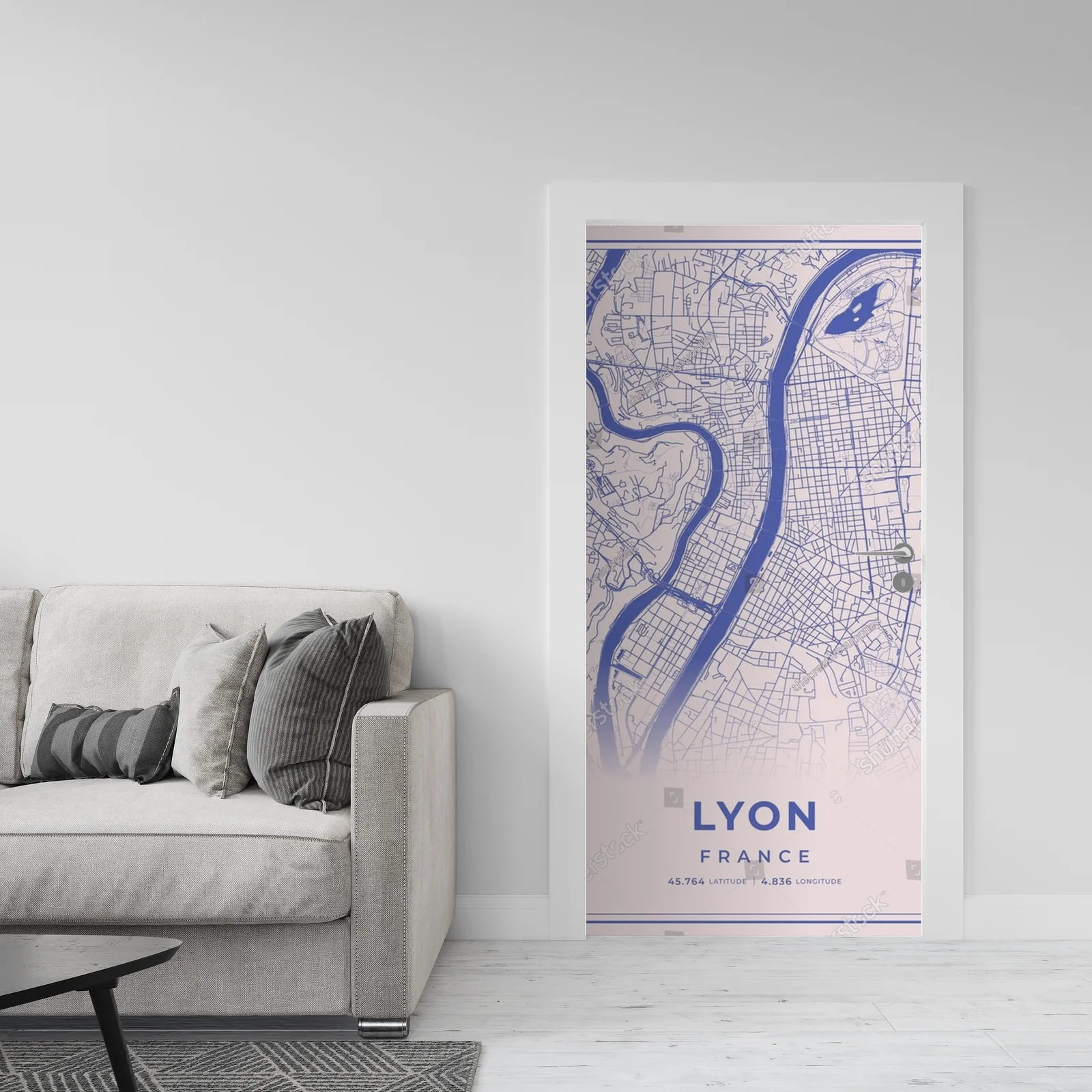 Lyon w pastelowych kolorach – niepowtarzalna kompozycja