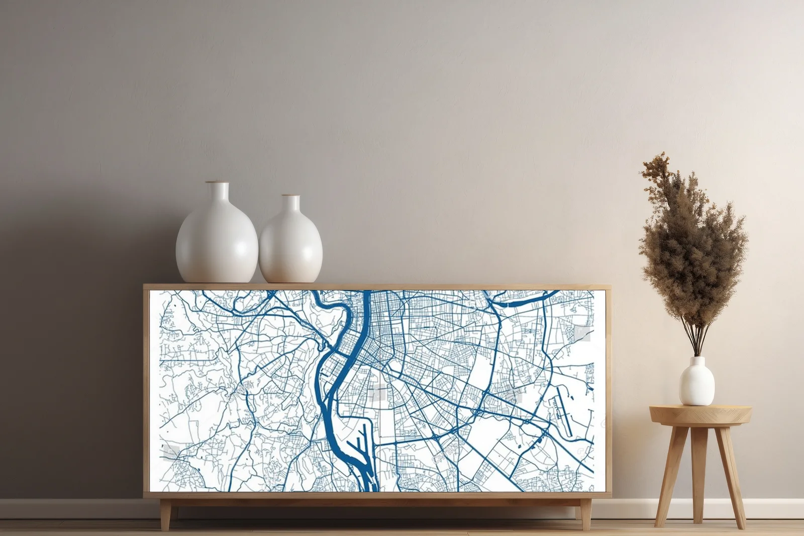 Lyon w błękicie – Mapa, która oczarowuje