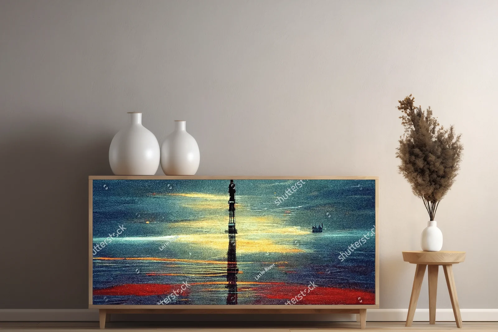 Magia zachodu słońca nad oceanem