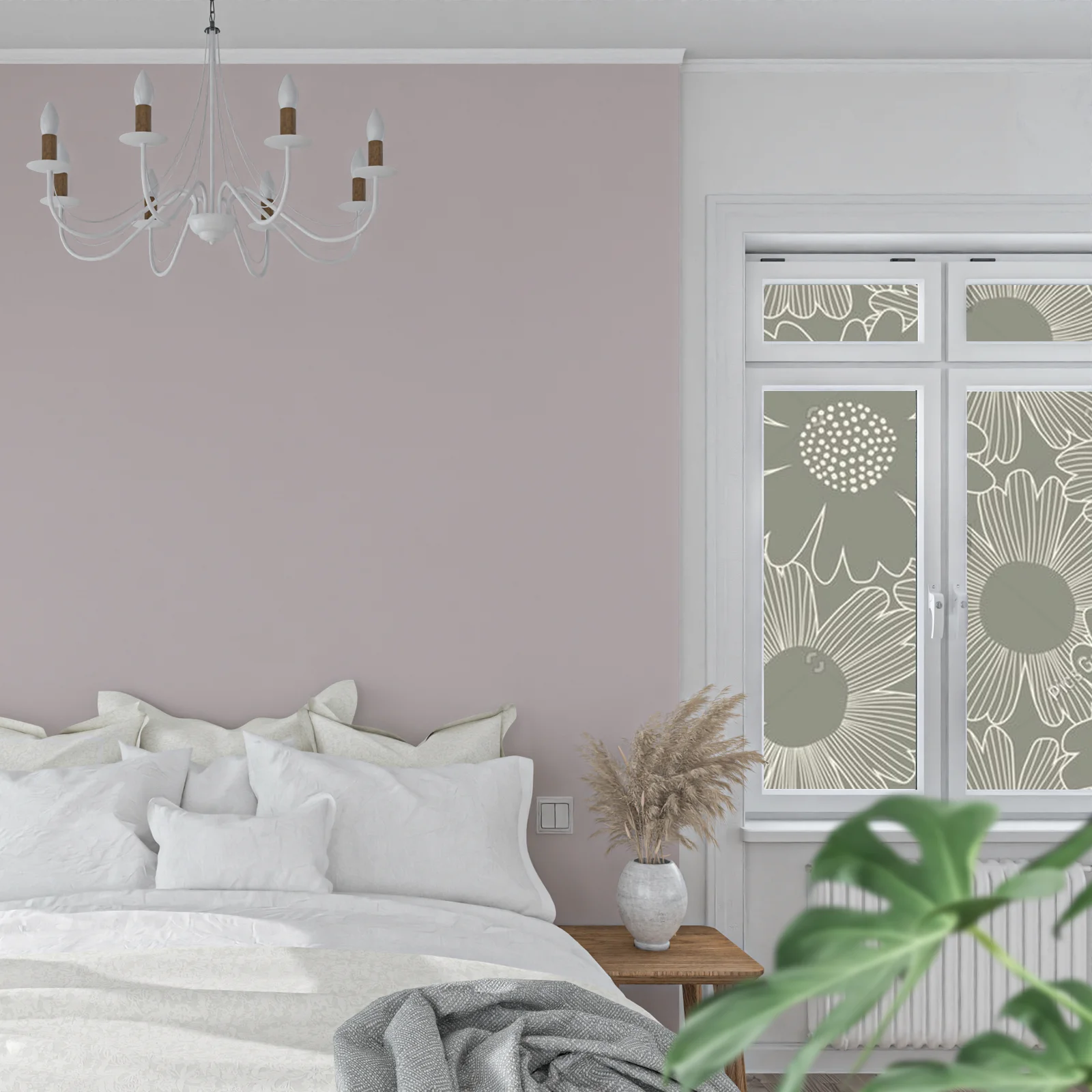 Elegancka kompozycja botaniczna w szaro-zieleni