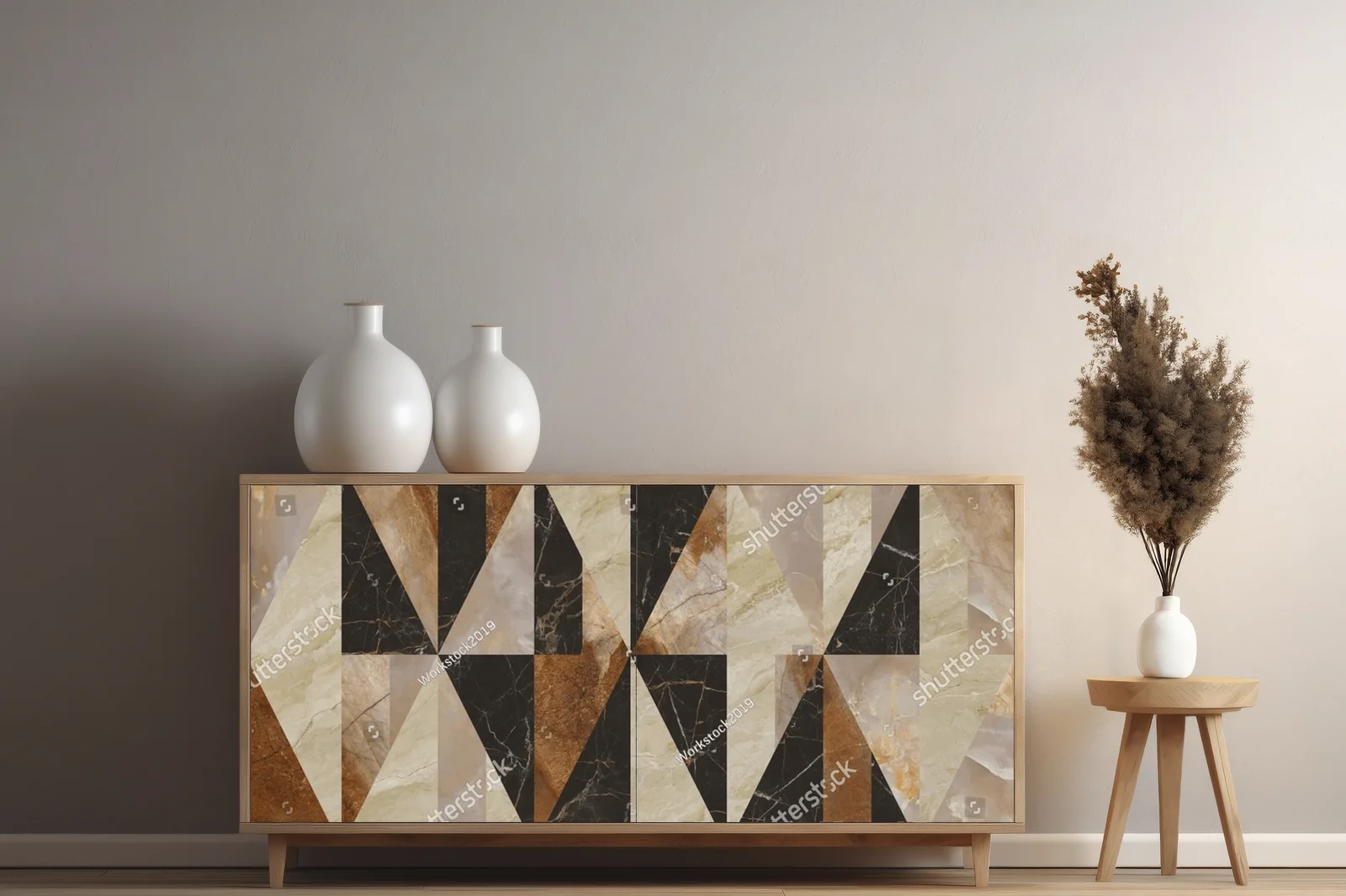 Geometryczne inspiracje w naturalnych barwach