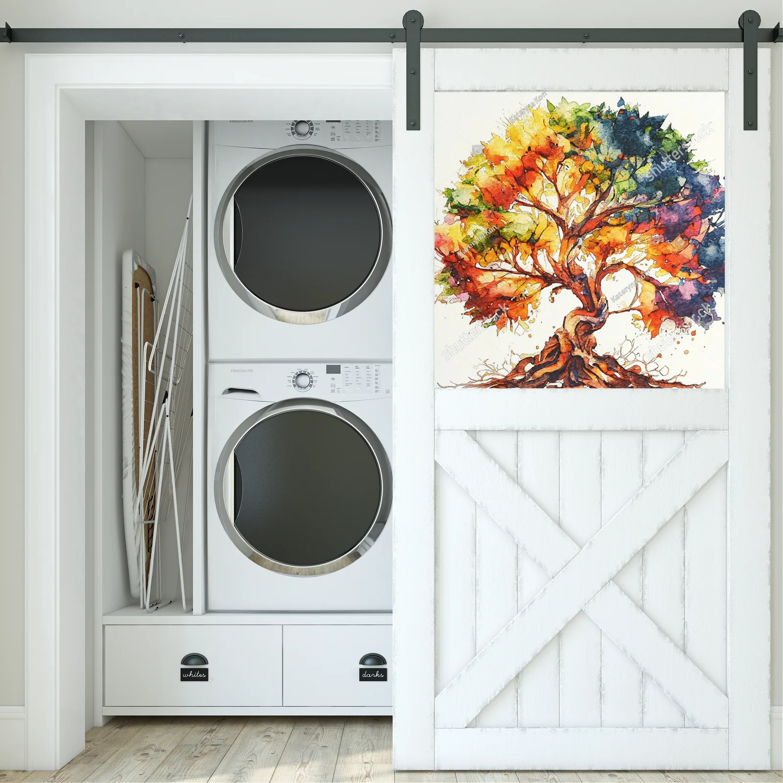 Magiczny projekt drzewa życia w pastelowych odcieniach