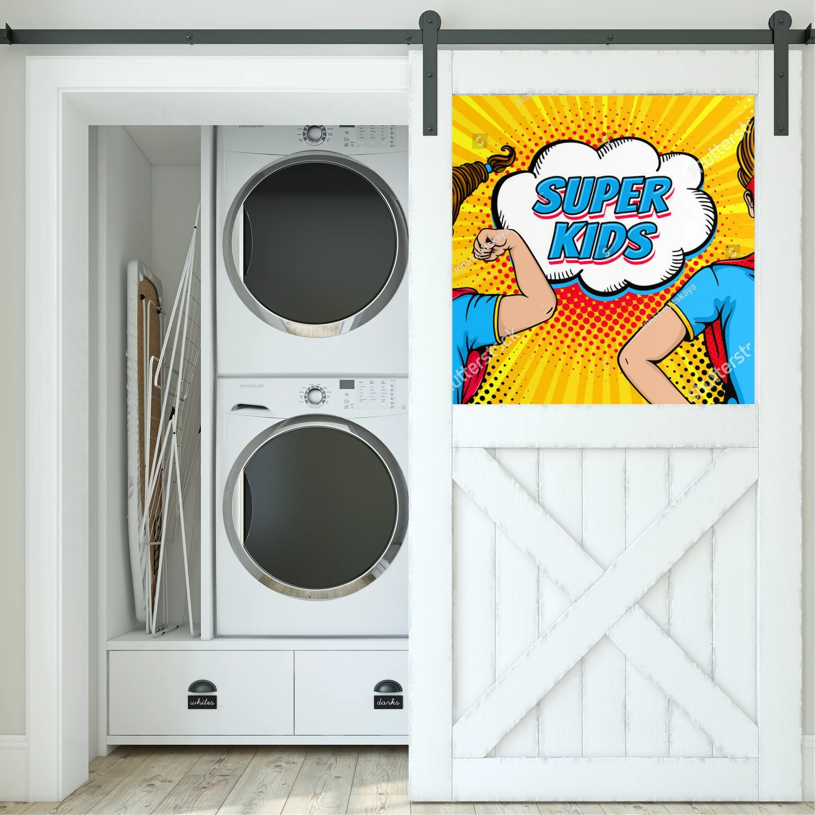 Superbohaterska energia w retro stylu