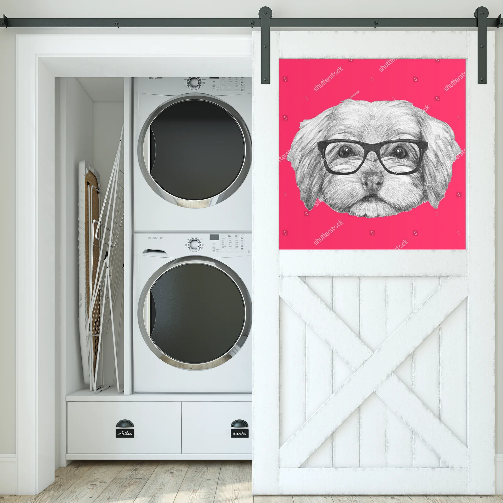 Uroczy portret Havanese w modnych okularach