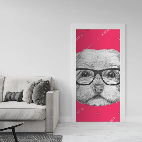 Uroczy portret Havanese w modnych okularach