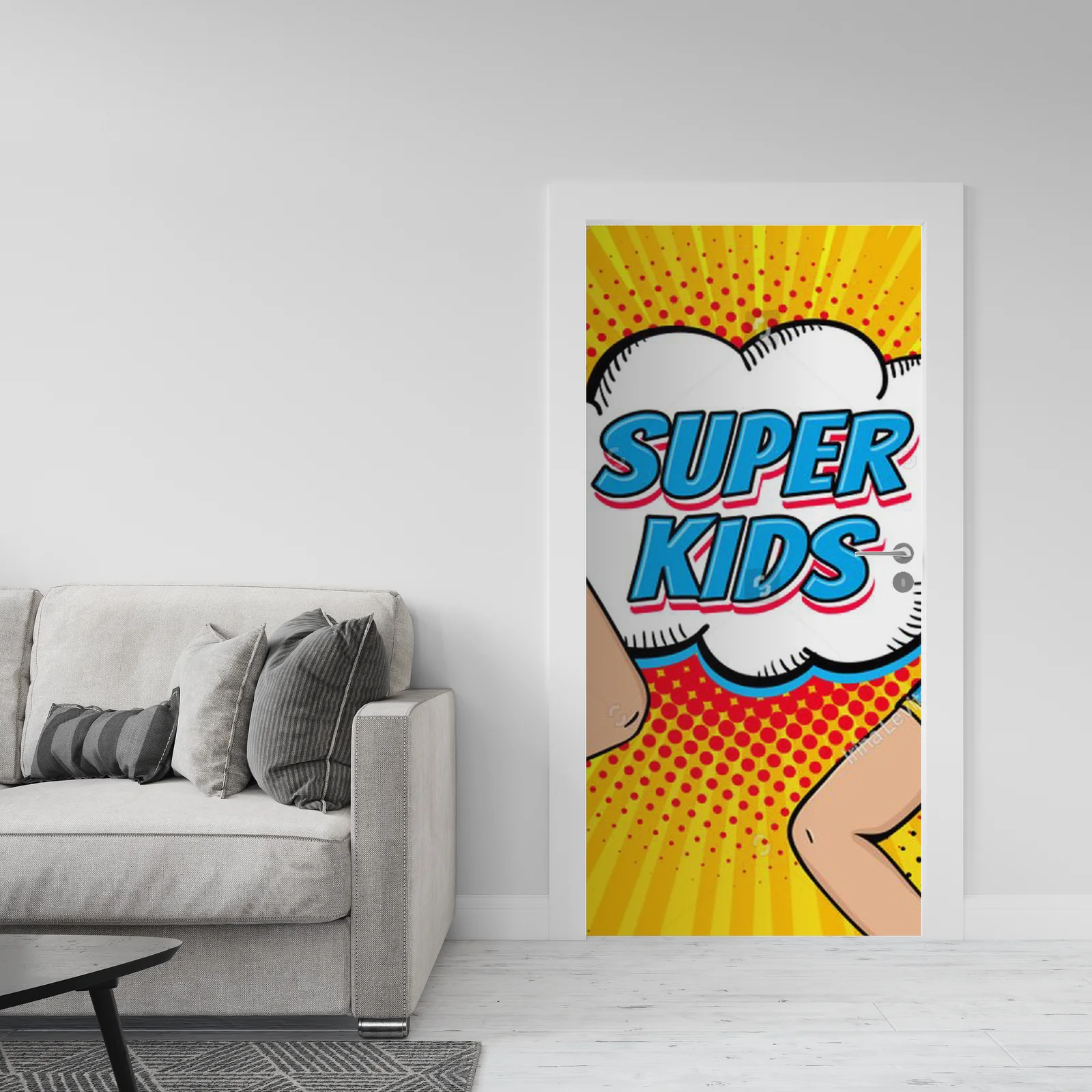 Superbohaterska energia w retro stylu