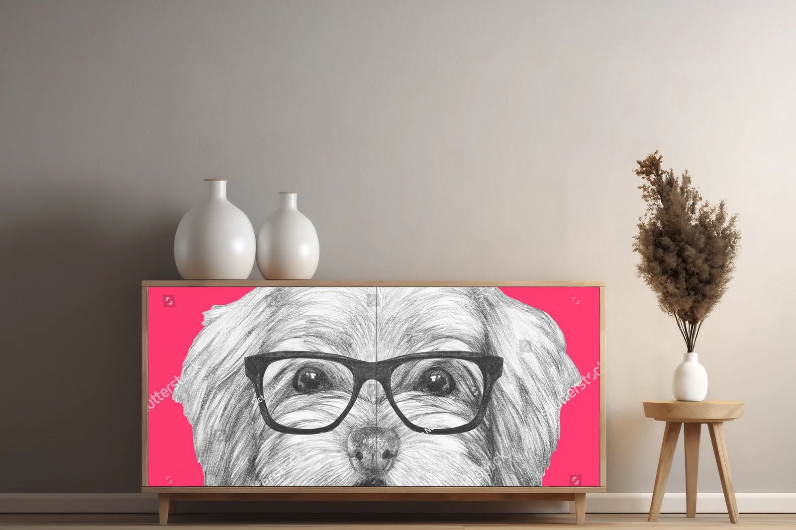 Uroczy portret Havanese w modnych okularach