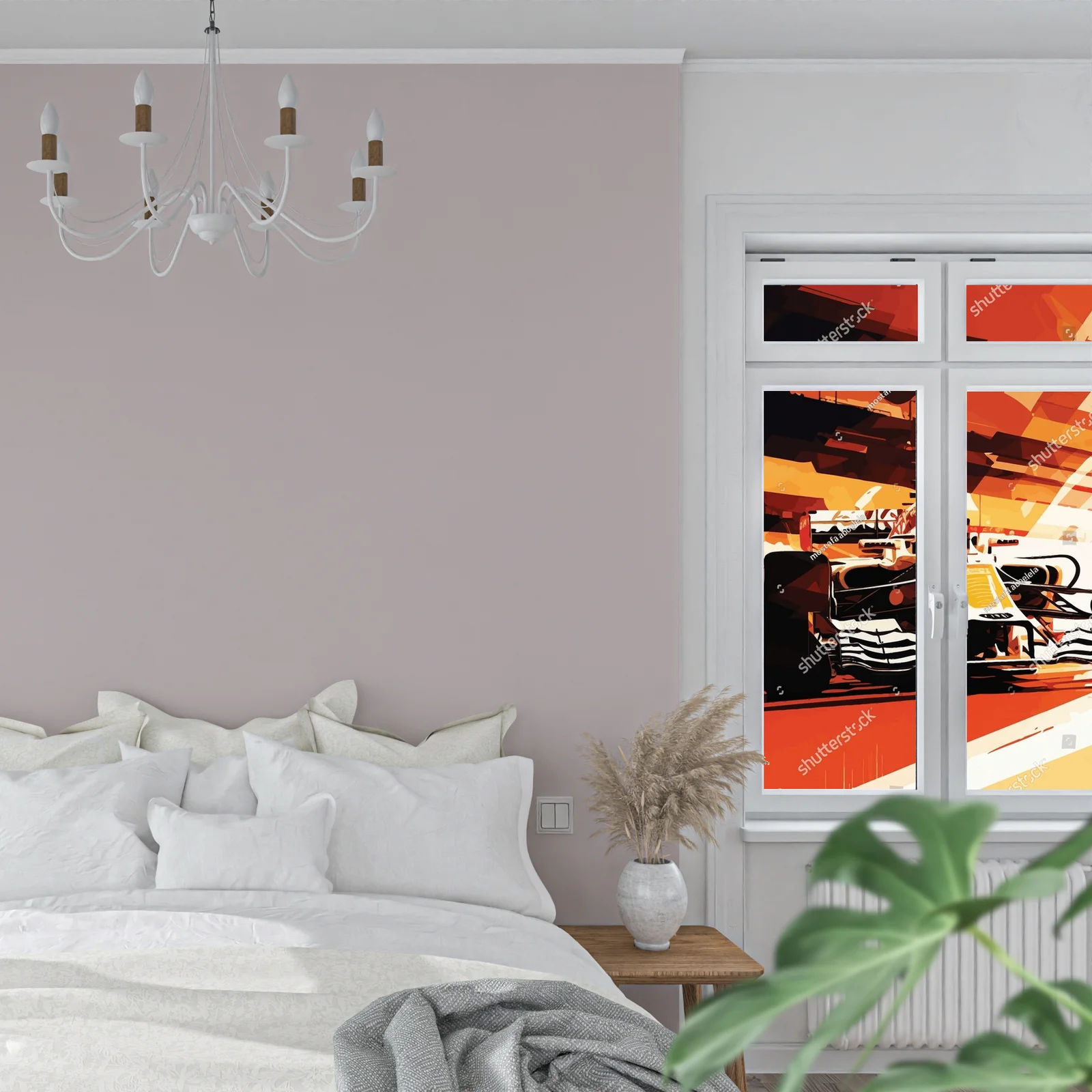 Racing Car w Ekspresyjnych Barwach Prędkości