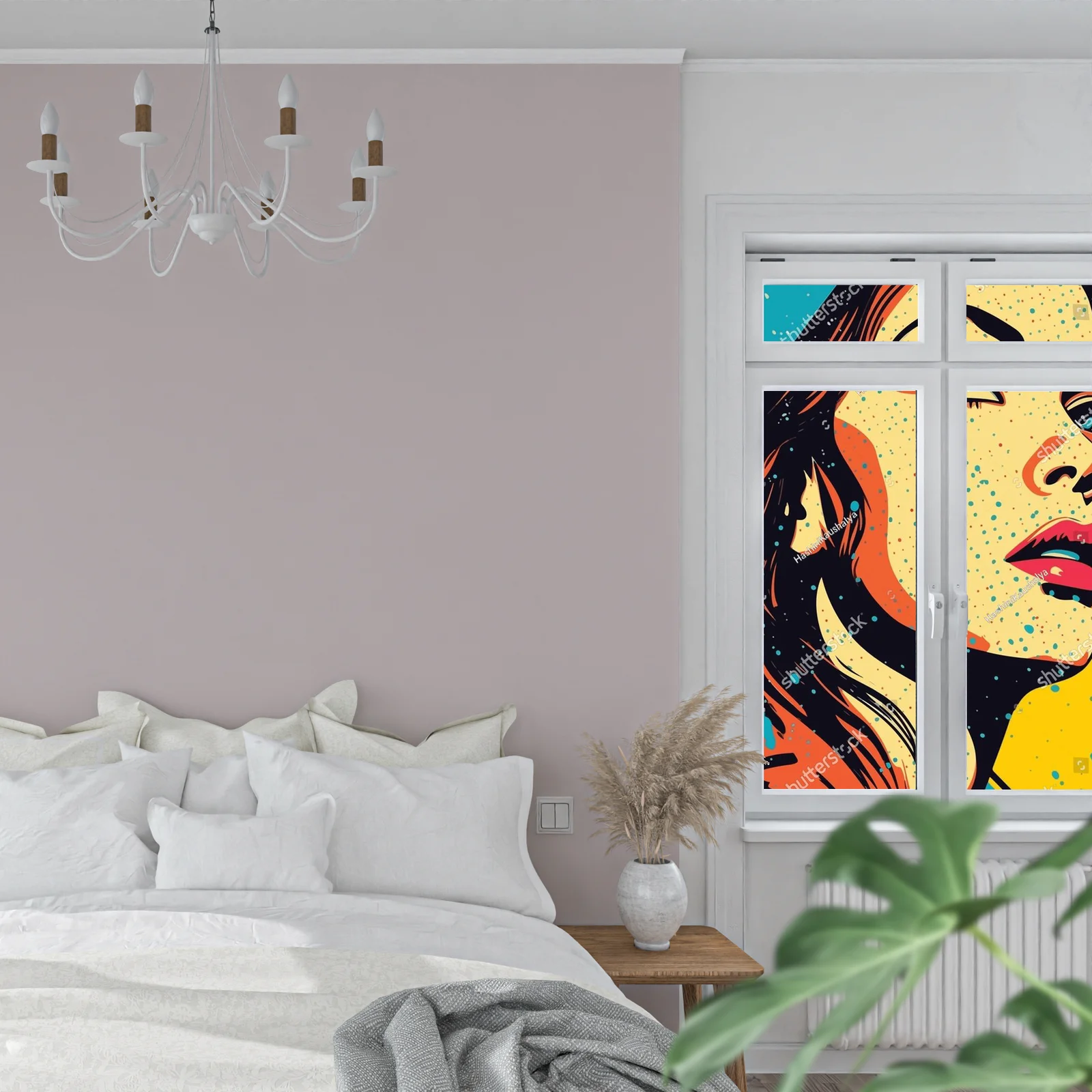 Zachwycająca dziewczyna w stylu pop art