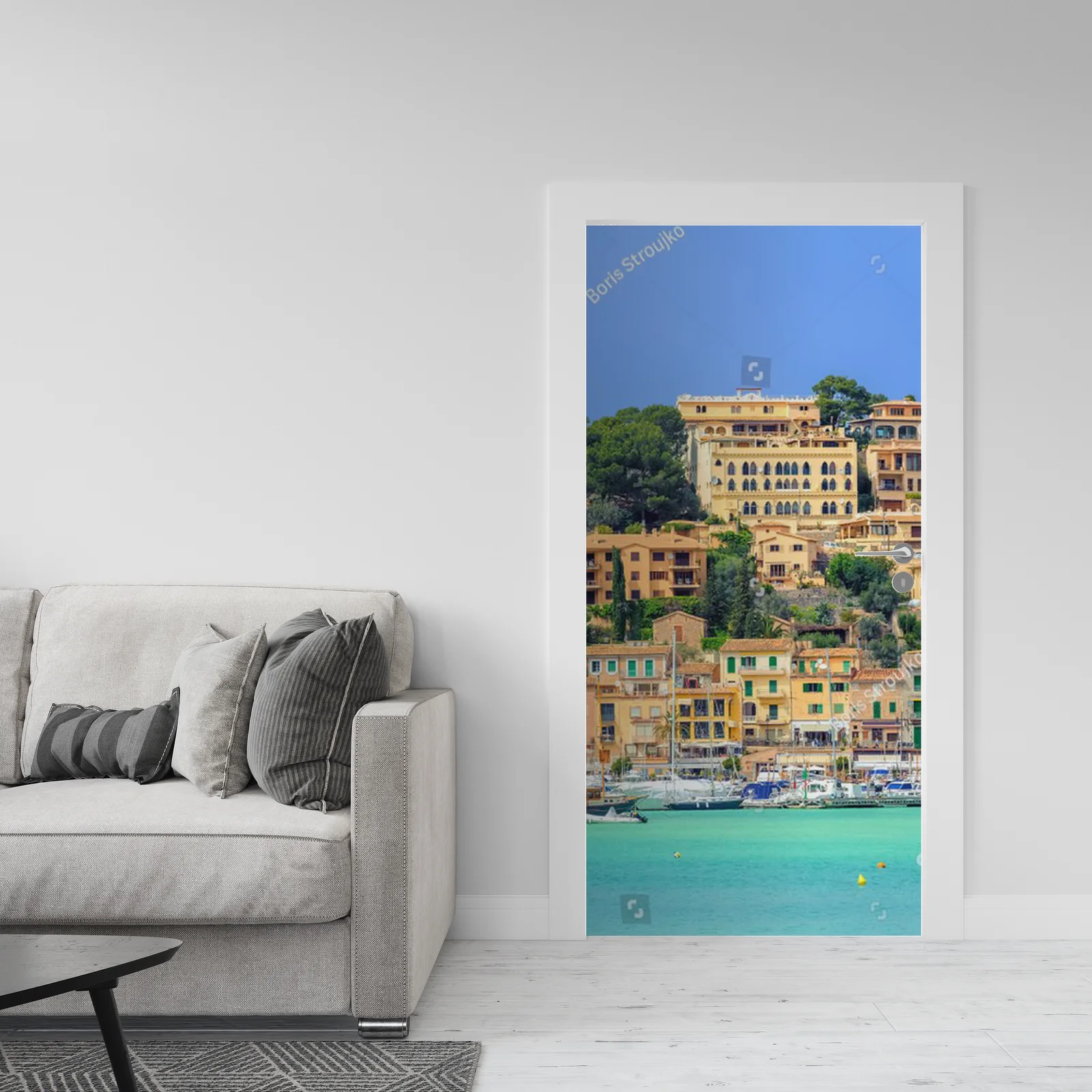 Zachwycająca panorama Port de Soller w balearskich błękitach