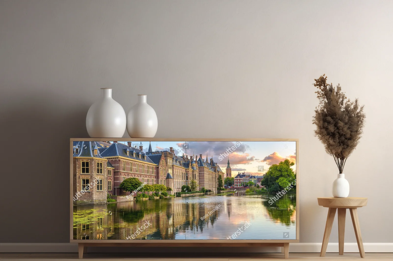 Zabytkowy Binnenhof: Serce Haagu w pastelowych barwach
